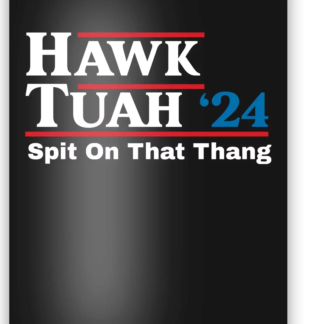 Hawk Tuah 24 Spit On That Thang Funny Quote Poster