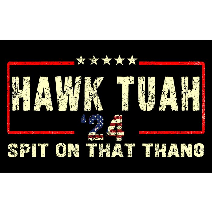 Hawk Tuah 24 Spit On That Thang Funny Quote Bumper Sticker