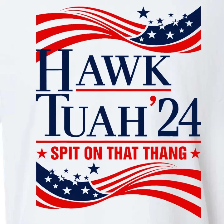 Hawk Tauh 24 Spit On That Thang Usa Flag Meme Quote Sueded Cloud Jersey T-Shirt