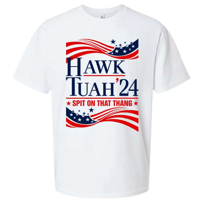 Hawk Tauh 24 Spit On That Thang Usa Flag Meme Quote Sueded Cloud Jersey T-Shirt