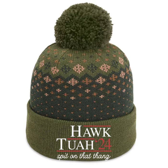 Hawk Tuah 24 Spit On That Thang The Baniff Cuffed Pom Beanie