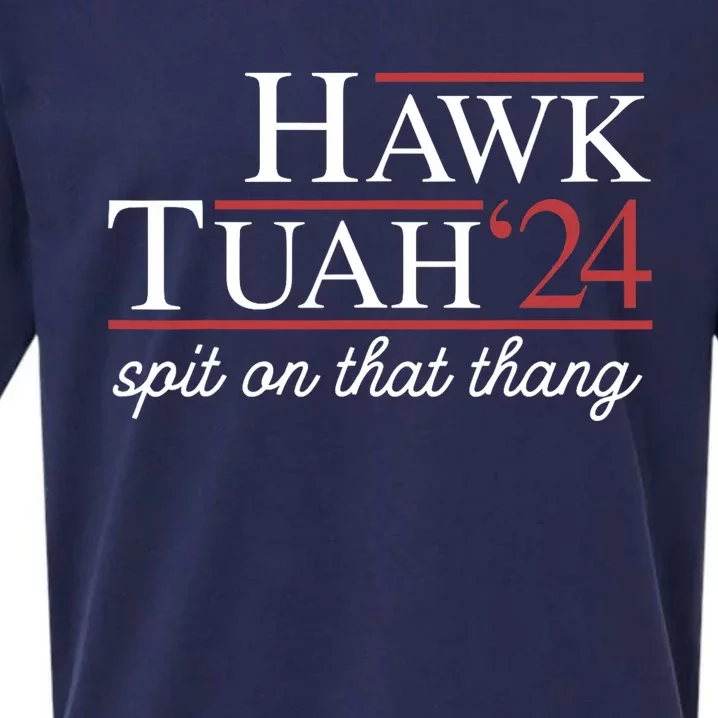 Hawk Tuah 24 Spit On That Thang Sueded Cloud Jersey T-Shirt