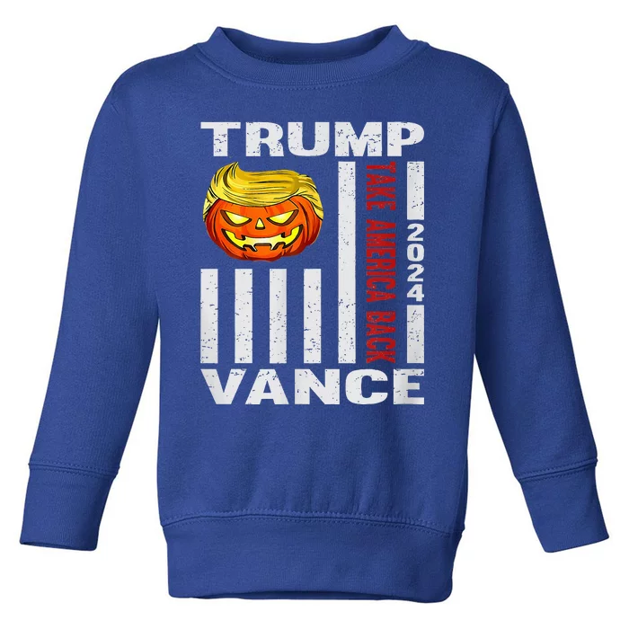 Happy.Halloween Trump 2024 Toddler Sweatshirt