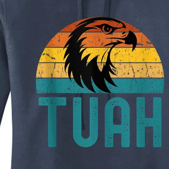 Hawk Tuah 24 Spit On That Thang Eagle Happy July Fourth Women's Pullover Hoodie