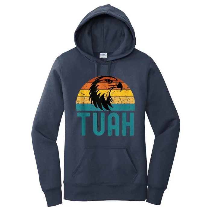 Hawk Tuah 24 Spit On That Thang Eagle Happy July Fourth Women's Pullover Hoodie