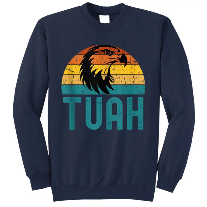 Hawk Tuah 24 Spit On That Thang Eagle Happy July Fourth Tall Sweatshirt