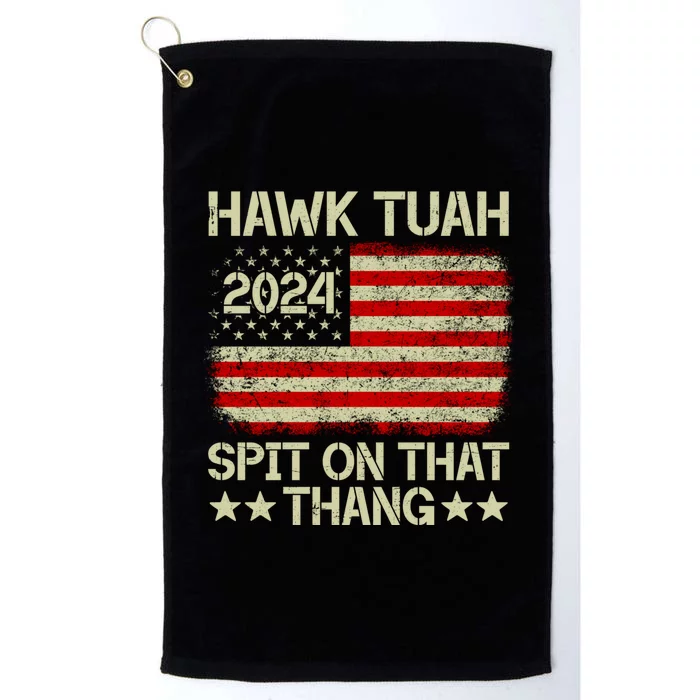 Hawk Tuah 24 Spit On That Thang Platinum Collection Golf Towel