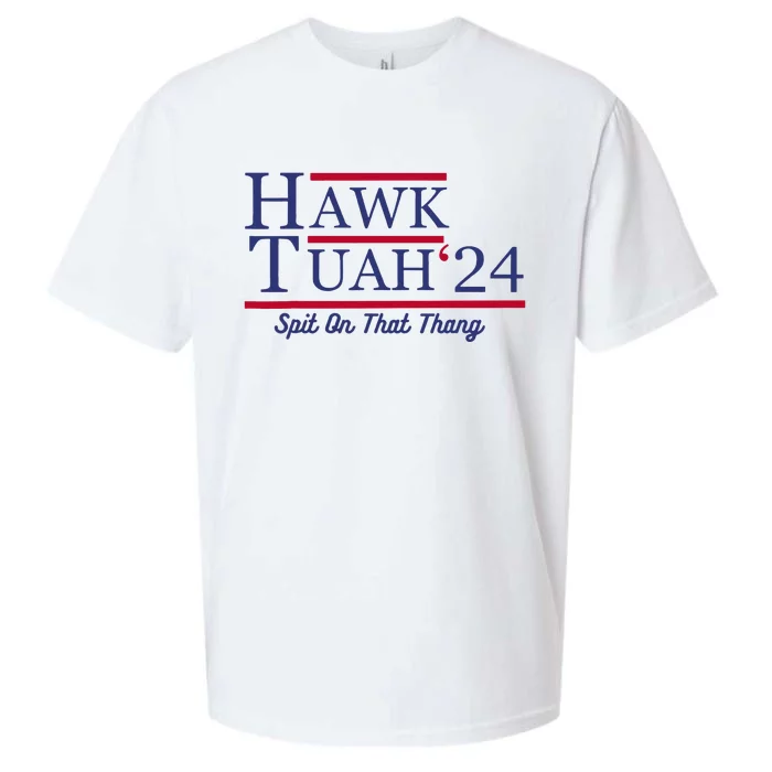 Hawk Tuah 24 Spit On That Thang Sueded Cloud Jersey T-Shirt