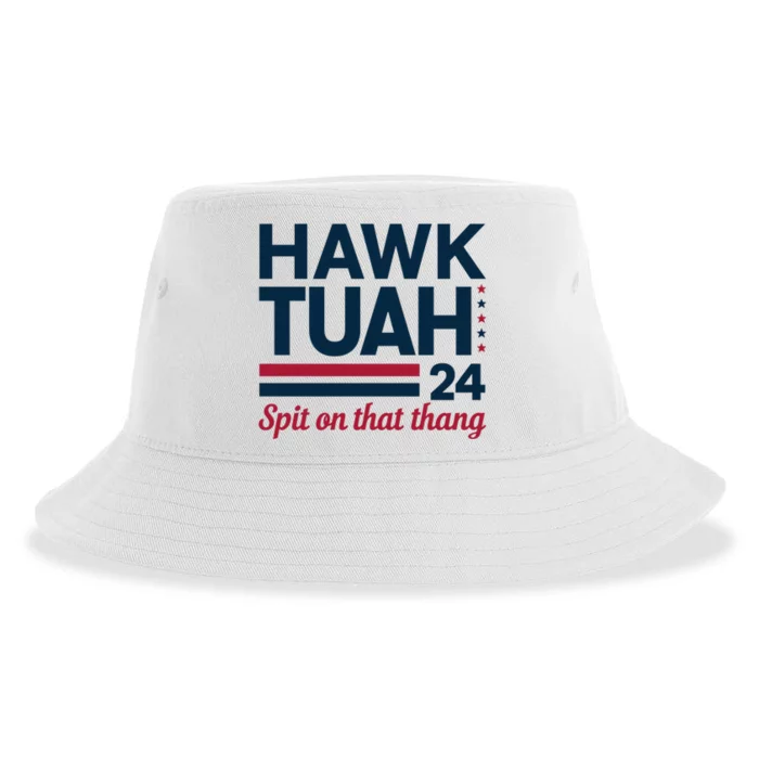 Hawk Tuah 24 Spit On That Thang Sustainable Bucket Hat