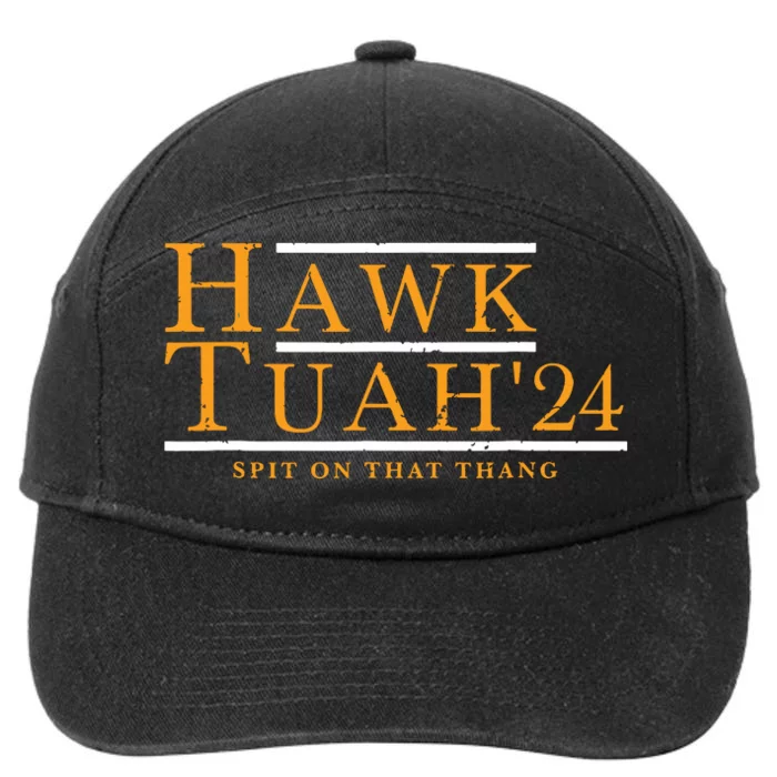 Hawk Tuah 24 Spit On That Thang 7-Panel Snapback Hat