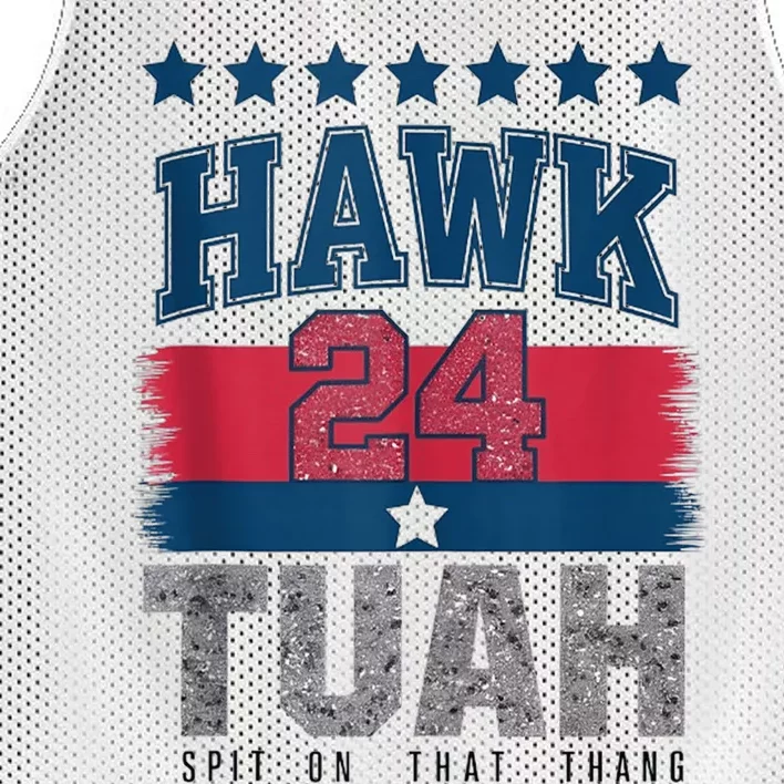 Hawk Tauh 24 Spit On That Thang Usa American Flag Meme Quote Mesh Reversible Basketball Jersey Tank