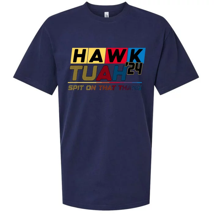 Hawk Tuah 24 Spit On That Thang Funny Saying Sueded Cloud Jersey T-Shirt