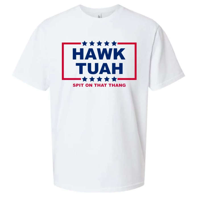 Hawk Tuah 24 Funny Spit On That Thang Utah Girl Sueded Cloud Jersey T-Shirt