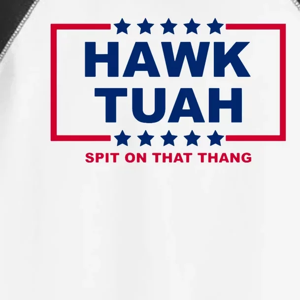 Hawk Tuah 24 Funny Spit On That Thang Utah Girl Toddler Fine Jersey T-Shirt