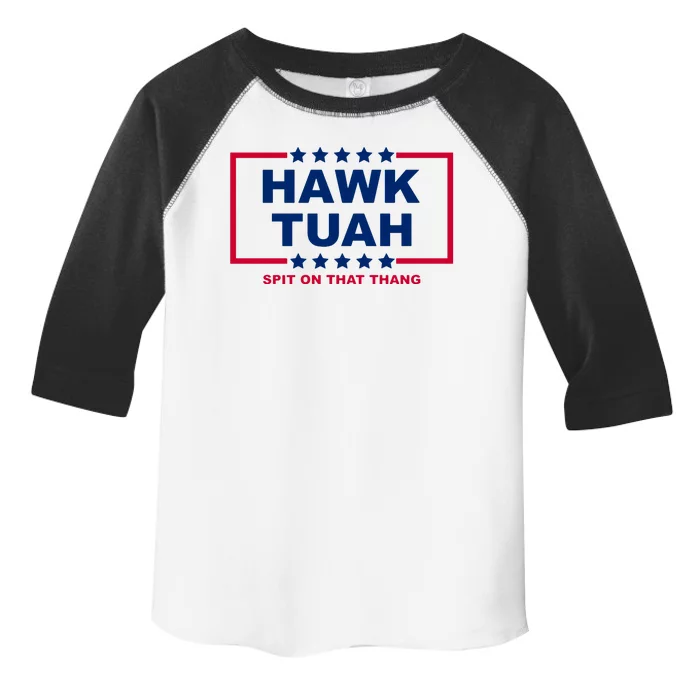 Hawk Tuah 24 Funny Spit On That Thang Utah Girl Toddler Fine Jersey T-Shirt