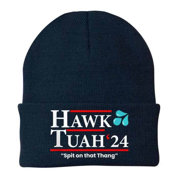 Hawk Tuah 24 Spit On That Thang Knit Cap Winter Beanie