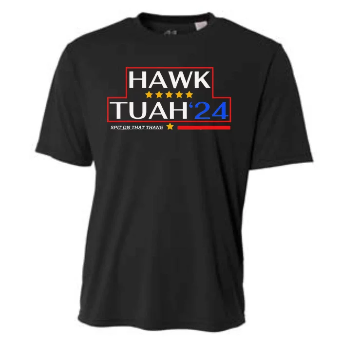 Hawk Tush 24 Retro Political Humor For 2024 Cooling Performance Crew T-Shirt