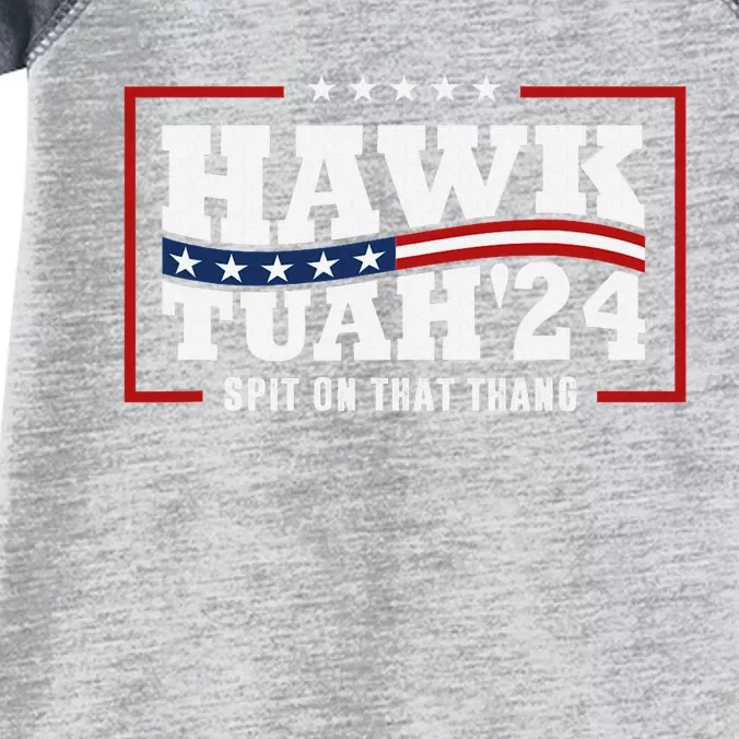 Hawk Tush 24 Retro Political Humor For 2024 Infant Baby Jersey Bodysuit