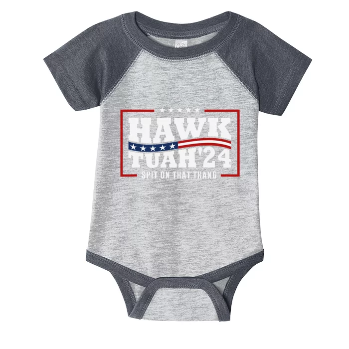 Hawk Tush 24 Retro Political Humor For 2024 Infant Baby Jersey Bodysuit