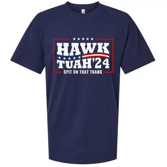 Hawk Tush 24 Retro Political Humor For 2024 Sueded Cloud Jersey T-Shirt