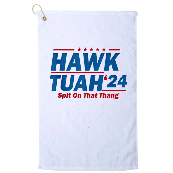 Hawk Tuah 24 Spit On That Thang Platinum Collection Golf Towel