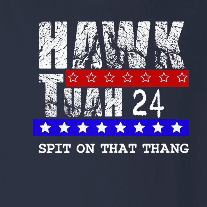 Hawk Tuah 24 Spit On That Thang Toddler Long Sleeve Shirt