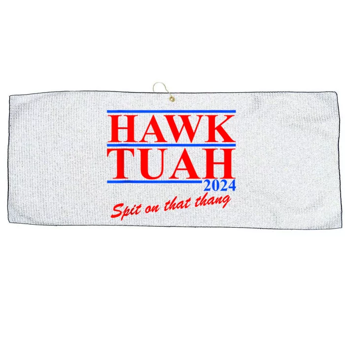 Hawk Tuah 24 Spit On That Thang Large Microfiber Waffle Golf Towel