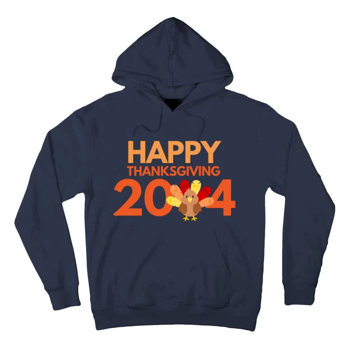 Happy Thanksgiving 2024 Funny Turkey Day Fall Tall Hoodie