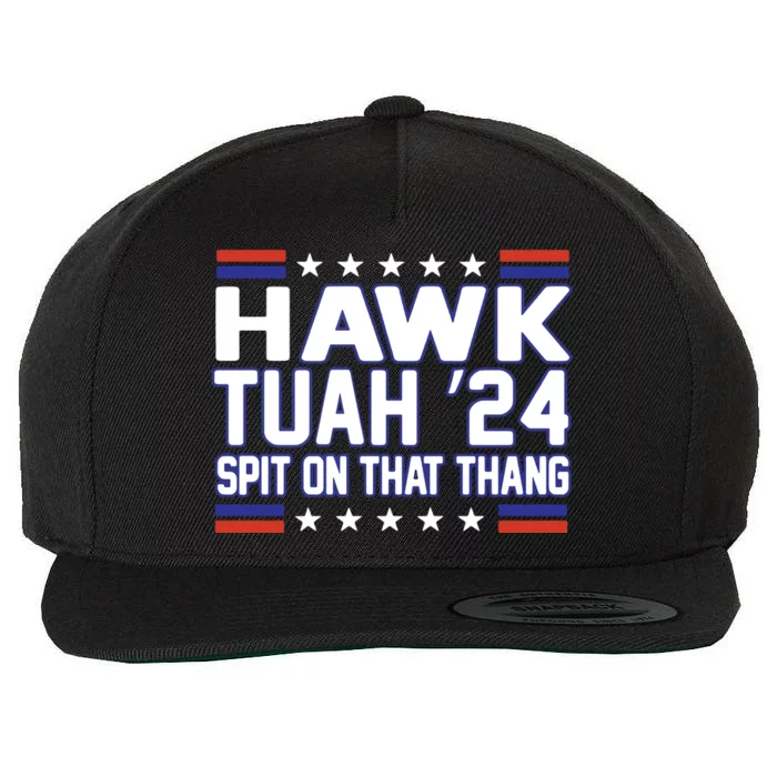 Hawk Tuah 2024 Spit On That Thang Hawk Tuah Girl Wool Snapback Cap