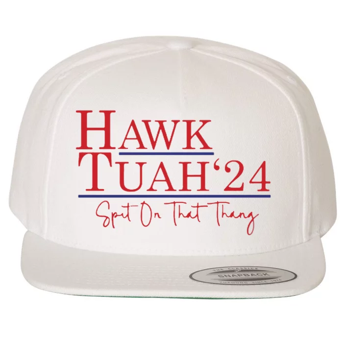 Hawk Tuah 24 Spit On That Thang Wool Snapback Cap