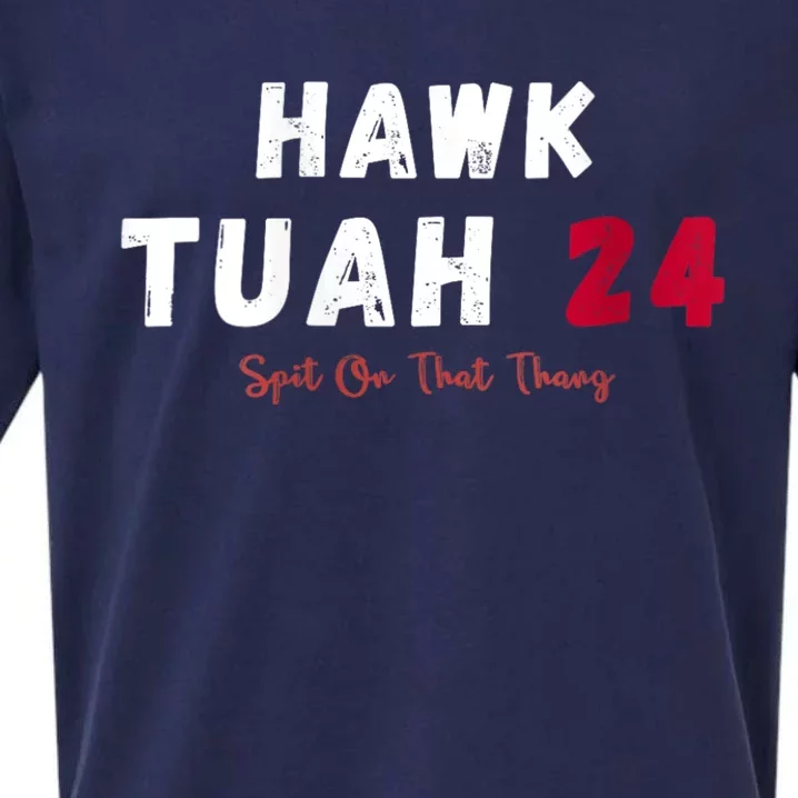 Hawk Tuah 24 Spit On That Thang Sueded Cloud Jersey T-Shirt