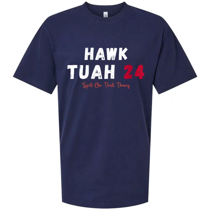 Hawk Tuah 24 Spit On That Thang Sueded Cloud Jersey T-Shirt