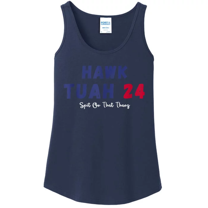 Hawk Tuah 24 Spit On That Thang Ladies Essential Tank