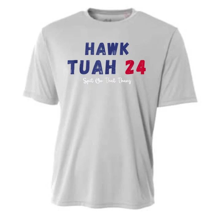 Hawk Tuah 24 Spit On That Thang Cooling Performance Crew T-Shirt