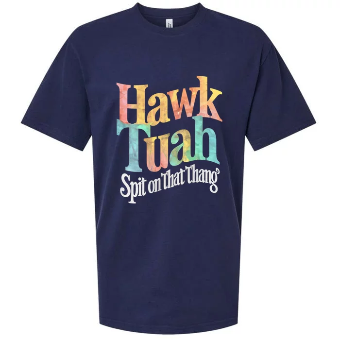 Hawk Tuah 24 Spit On That Thang Vibe 2024 Sueded Cloud Jersey T-Shirt