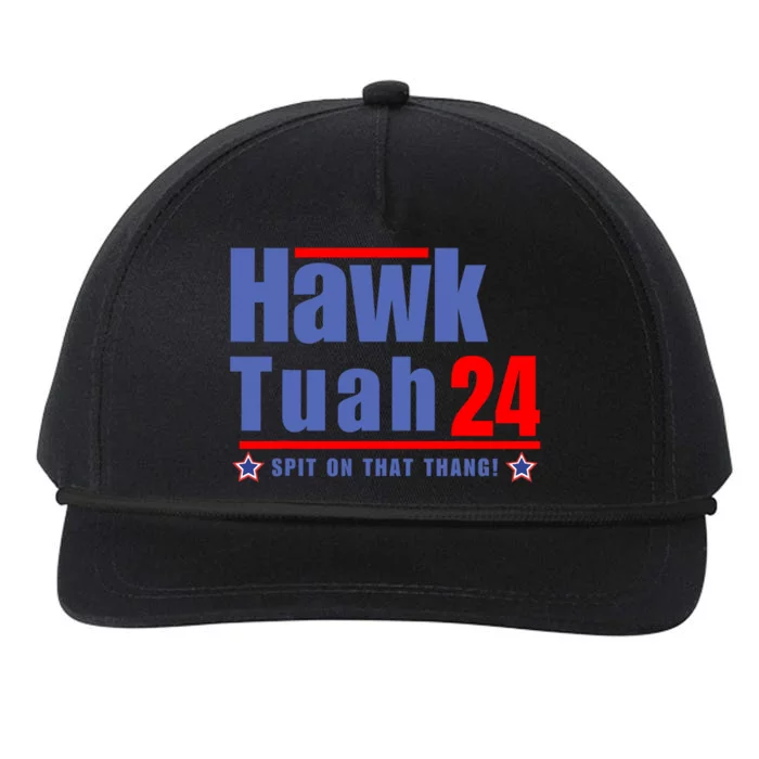 Hawk Tuah 2024 Funny Humor Meme Snapback Five-Panel Rope Hat