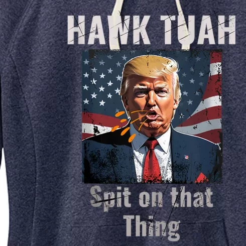 Hawk Tuah 24 Spit On That Thang Women's Fleece Hoodie