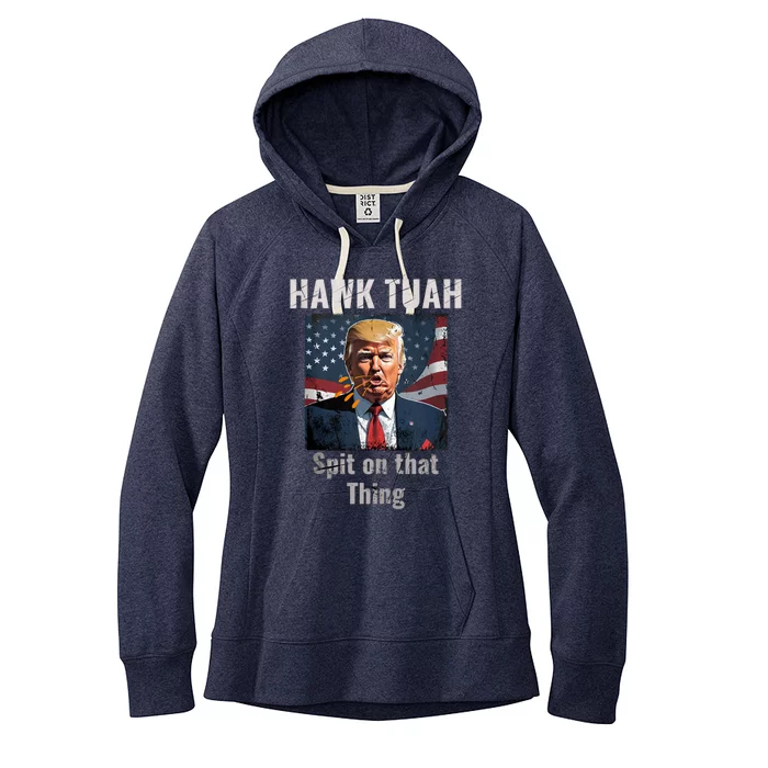 Hawk Tuah 24 Spit On That Thang Women's Fleece Hoodie