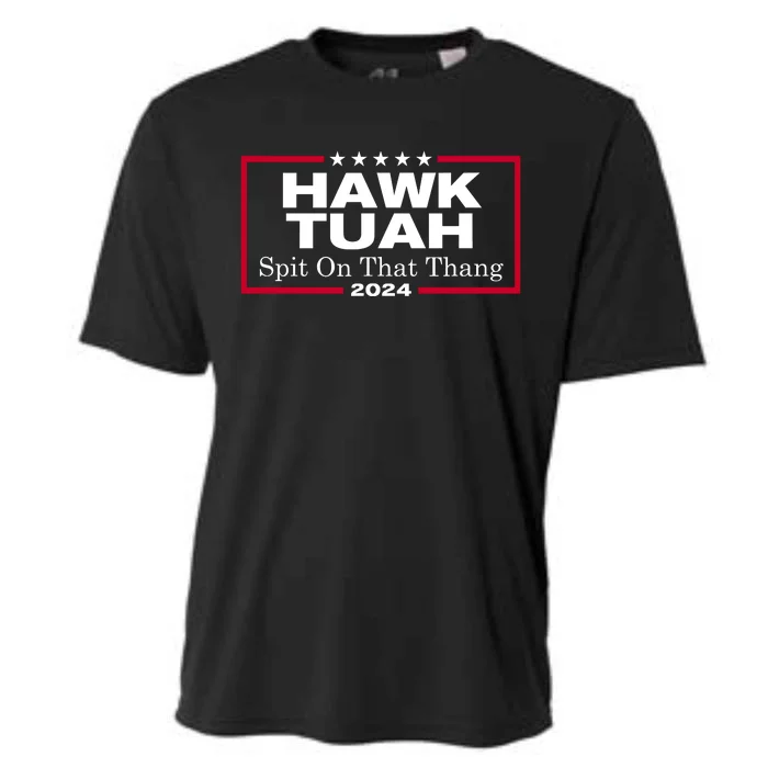 Hawk Tuah 24 Spit On That Thang Cooling Performance Crew T-Shirt