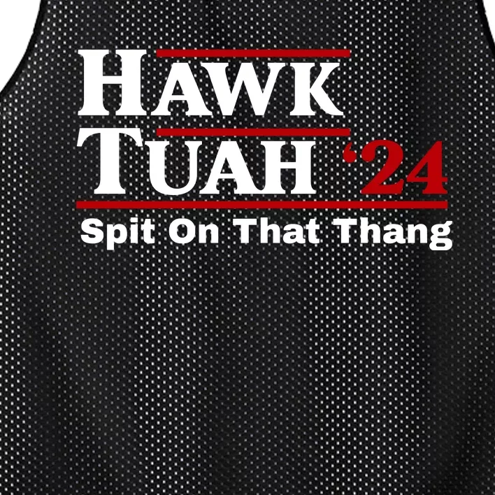 Hawk Tuah 24 Spit On That Thang Funny Saying Mesh Reversible Basketball Jersey Tank