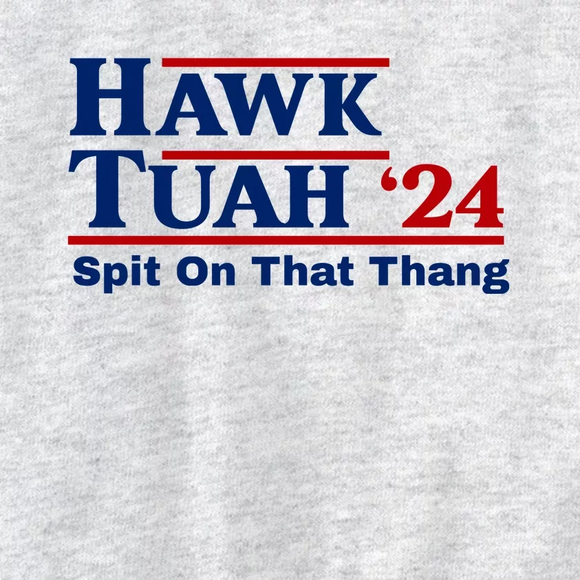 Hawk Tuah 24 Spit On That Thang Funny Saying Kids Sweatshirt