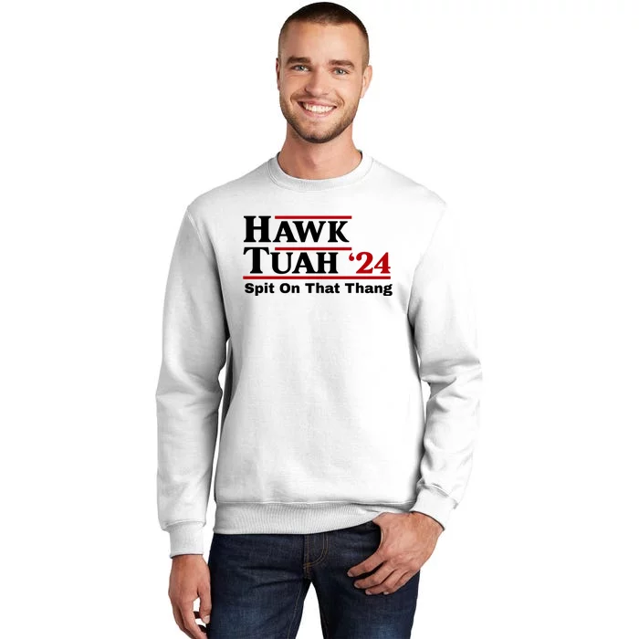 Hawk Tuah 24 Spit On That Thang Funny Saying Sweatshirt