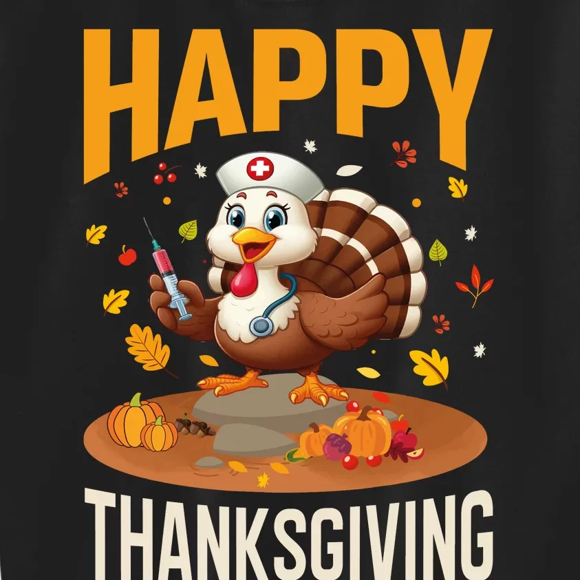 Happy Thanksgiving 2024 Celebration Graphic Kids Sweatshirt