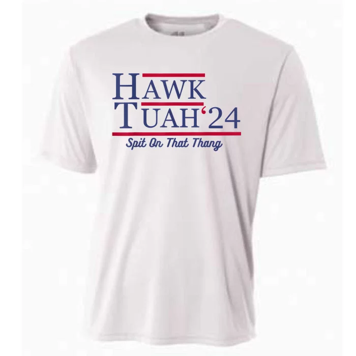 Hawk Tuah 24 Spit On That Thang Cooling Performance Crew T-Shirt