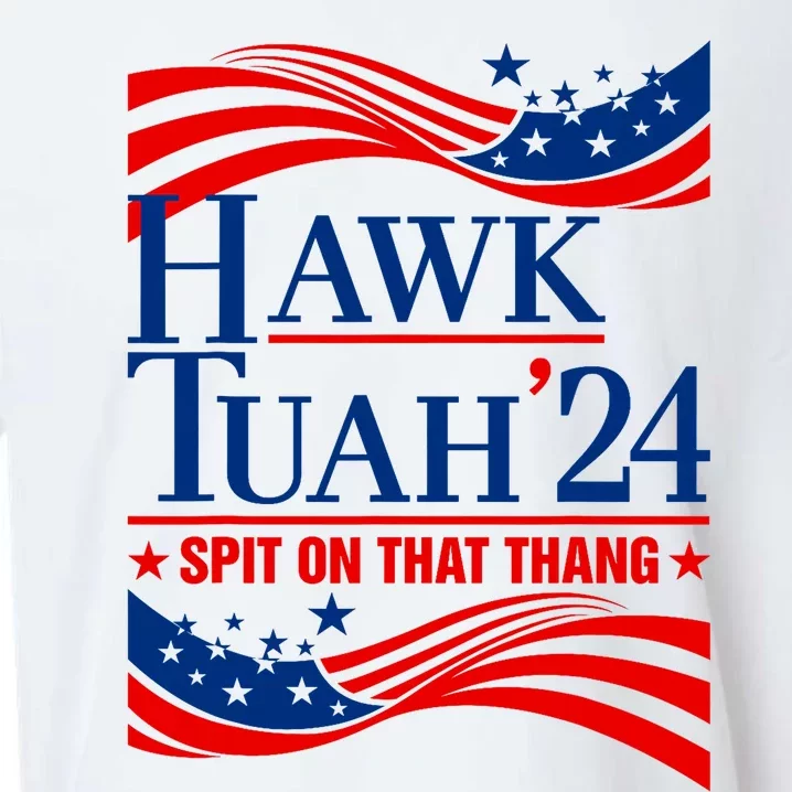 Hawk Tauh 24 Spit On That Thang Usa American Flag Meme Quote Sueded Cloud Jersey T-Shirt