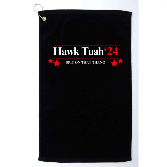 Hawk Tuah 24 Spit On That Thang Platinum Collection Golf Towel