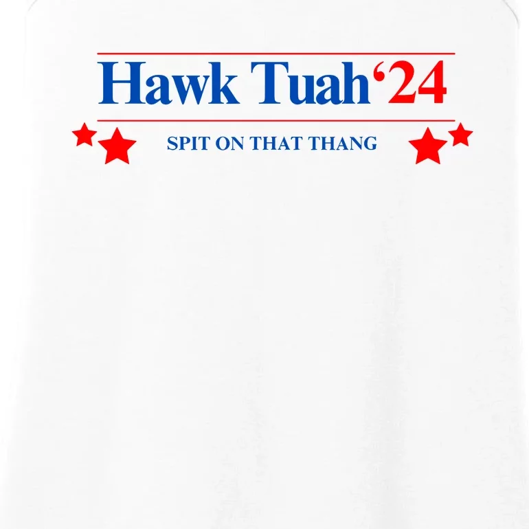 Hawk Tuah 24 Spit On That Thang Ladies Essential Tank