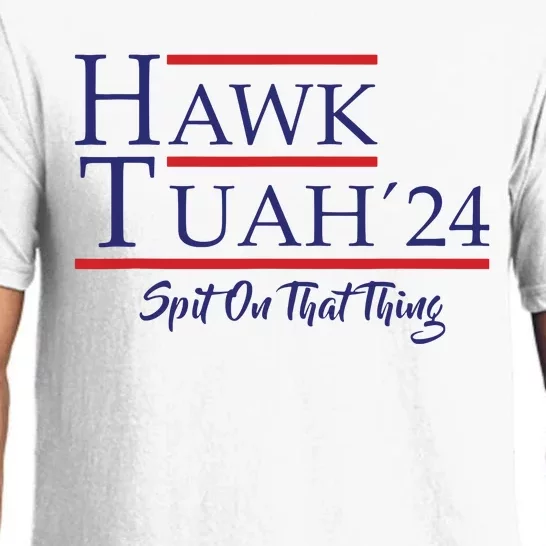 Hawk Tuah 24 Spit On That Thing Pajama Set