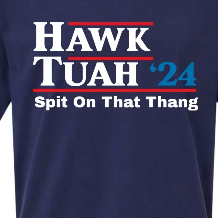 Hawk Tuah 24 Spit On That Thang Sueded Cloud Jersey T-Shirt