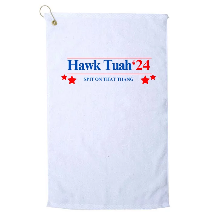 Hawk Tuah 24 Spit On That Thang Platinum Collection Golf Towel